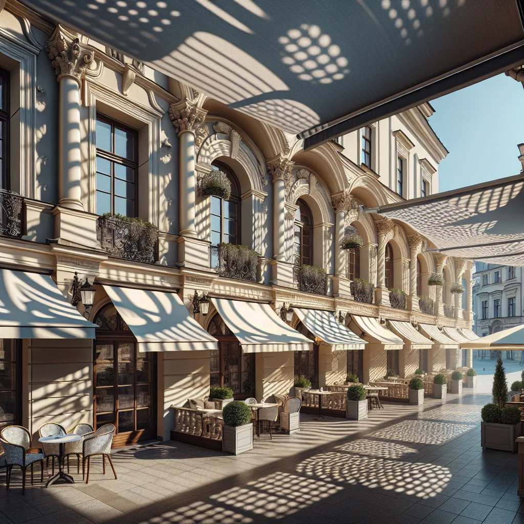 Zacienione tarasy w Krakowie – markizy, rolety i żaluzje na wymiar